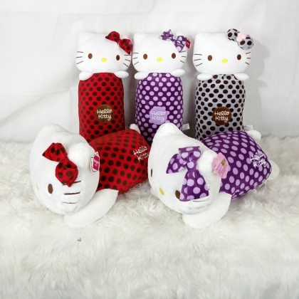 {M'SIA STOCK} Hello Kitty SoftToys/PlushToys/KidsToys 50cm 波点凯蒂猫娃娃玩具公仔50厘米 Patung Beruang